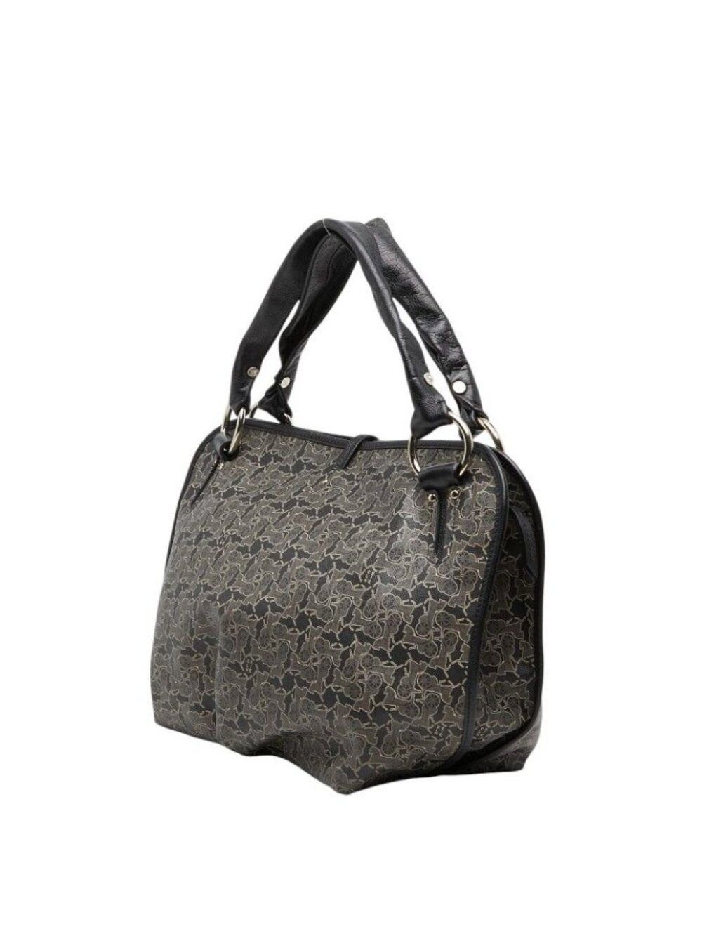Celine Bittersweet Handbag Black Gray Leather - Picture 2 of 10